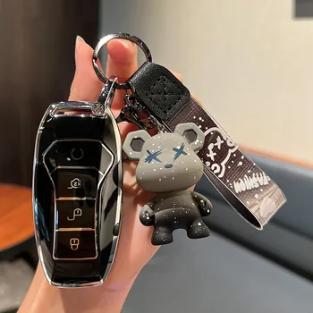 Высококачественный Чехол Для Автомобильных Ключей Из ТПУ Серии BYD Lied Han Ev Tang Dm Qin PLUS Song Pro MAX Yuan Auto Protector Accessories