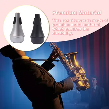 Глушитель для саксофона, принадлежности для саксофона, Замененная деталь для приглушения звука трубы, Глушитель звука Изображение 2