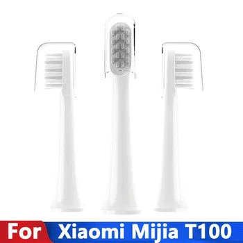 Головки зубных щеток из 3 предметов для Xiaomi Mijia T100 Mi Smart Замена электрической зубной щетки
