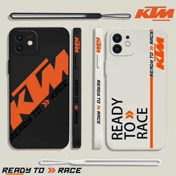 Гоночный мотоцикл K-KTM Чехол Для Телефона Xiaomi Redmi Note 12 11 11T 10S 9 Pro Plus 10C 9A 9C 9T K40 K50 K60 4G 5G С Ремешком Для рук