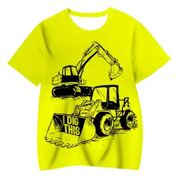 Горячая распродажа, детская футболка с рисунком космического астронавта для мальчиков с короткими рукавами и круглым вырезом с героями мультфильмов для девочек, повседневная удобная одежда Изображение 2