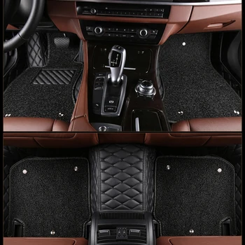 Двухслойные автомобильные коврики в индивидуальном стиле для Mercedes G Class W463 4 Двери 2010-2018 года Выпуска Детали интерьера Автомобильные аксессуары