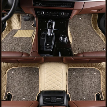 Двухслойные автомобильные коврики в индивидуальном стиле для Mercedes G Class W463 4 Двери 2010-2018 года Выпуска Детали интерьера Автомобильные аксессуары Изображение 2