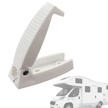 Держатель Защелки Двери Фургона Camper Trailer Белый ABS Аксессуары Для Автостайлинга Прочная И Прочная Защелка Багажной Двери Фургона Для Прицепа RV