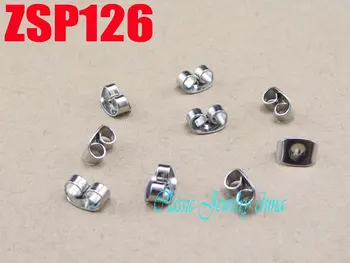 Детали для сережек из нержавеющей стали задняя заглушка модные ювелирные изделия аксессуары компоненты для выводов ZSP126