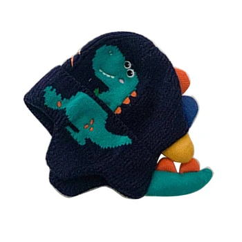 Детская мультяшная шапка с динозавром, мягкие и теплые головные уборы для активного отдыха, подарок Изображение 2