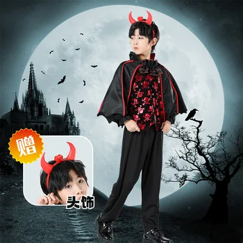 Детский костюм на Хэллоуин драматическое представление сетчатая накидка ведьмы костюм ведьмы одежда девушки юбка ведьмы