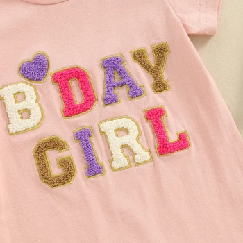 Детский наряд на 1-й день рождения для мальчиков и девочек, баскетбольный комбинезон с пузырями, Милая футболка с вышитыми буквами, одежда для торта, одежда для торта