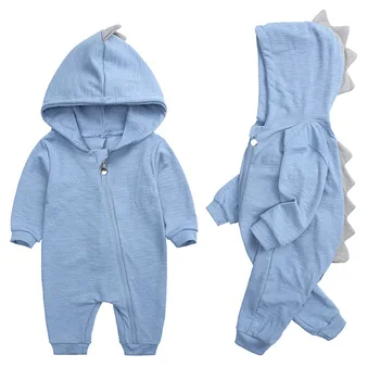 Детский спальный мешок с капюшоном, Весенне-летнее Носимое одеяло с ножками, Хлопчатобумажная одежда, комбинезон для малышей, мягкий комбинезон для новорожденных на молнии