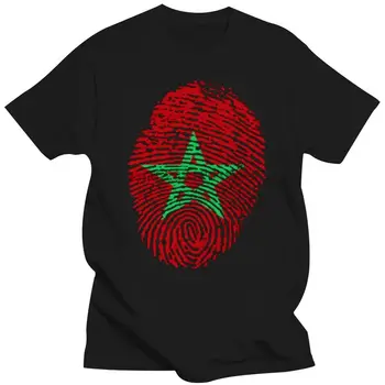 Дешевые мужские футболки С отпечатками пальцев с изображением флага Марокко, футболка с коротким рукавом, Футболка с круглым вырезом, Дизайн мужской футболки Nk Oxxxymiron