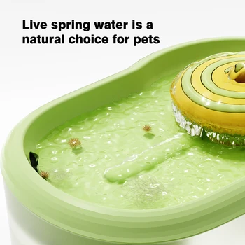 Диспенсер для воды для кошек с автоматической циркуляцией воды с интеллектуальным потоком, принадлежности для поилки собак-поилок Изображение 2