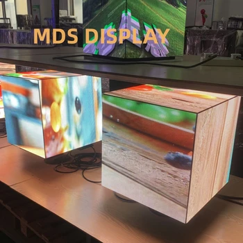 Дисплей MDS Наружное видео SMD Двухсторонний светодиодный экран в форме круга с логотипом, круглый светодиодный знак, рекламный дисплей