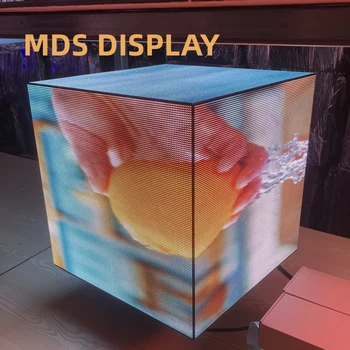 Дисплей MDS Наружное видео SMD Двухсторонний светодиодный экран в форме круга с логотипом, круглый светодиодный знак, рекламный дисплей Изображение 2