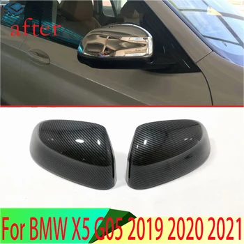 Для BMW X5 G05 2019 2020 2021 ABS Накладка Крышки Бокового Зеркала Заднего Вида Накладка Молдинга Гарнир