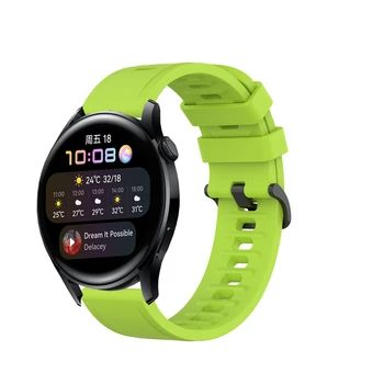 Для Huawei Watch 3 Pro Силиконовые Ремешки Для Часов Браслет 20мм 22мм Спортивный Ремешок Для Huawei Honor Watch GS Pro /Magic 2 / GT 2 Изображение 2