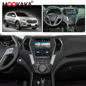 Для Hyundai Santa Fe ix45 2013-2018 Android 11 Автомобильный Мультимедийный Плеер Авто Радио GPS Навигация Аудио Стерео Изображение 2