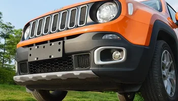 Для Jeep Renegade 2015 2016 2017 2018 2019 2020 Высококачественный Автомобильный Протектор Переднего Заднего Бампера Из Нержавеющей Стали, Защитная Пластина Для Спойлера Изображение 2