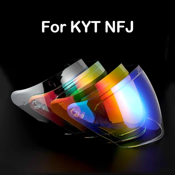Для KYT NFJ Уф-Защита Шлем С Открытым Лицом Щит Ветрозащитный Пылезащитный Мотоцикл Cascos Запчасти Аксессуары