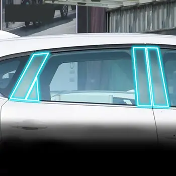 Для Mazda CX-5 2017-2023 Экстерьер автомобиля Стойка окна автомобиля Против царапин TPU Защитная пленка Против царапин Ремонтная пленка Аксессуары Изображение 2