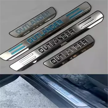Для Mitsubishi Outlander 2013-2021 защитная пластина автомобильного порога из нержавеющей стали для защиты от царапин автомобильные аксессуары Изображение 2