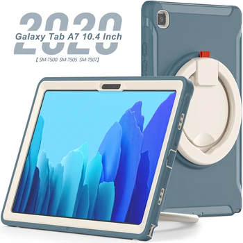 Для Samsung Galaxy Tab A7 10.4 2020 SM-T500 T505 T507 Чехол Для A7 10.4 2022 T503 Противоударный Детский Безопасный чехол для планшета PC + TPU