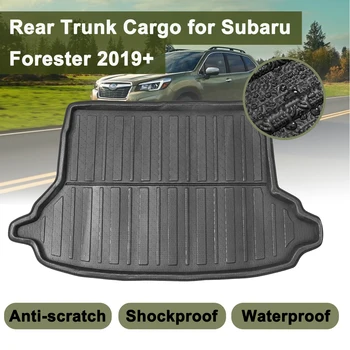 Для Subaru Forester 2019 + Автомобильный поддон для багажника, коврик для пола в багажнике, коврик для ковра, водонепроницаемый автомобильный стайлинг, часть авто коврика для пола Изображение 2