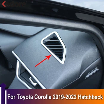 Для Toyota Corolla 2019 2020 2021 2022 Хэтчбек, накладка на вентиляционное отверстие кондиционера, наклейка для отделки салона Автомобиля, аксессуары для интерьера, Матовая