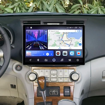 Для Toyota Highlander 2 Kluger XU40 2007-2013 QLED 2K 12,5 13,1 дюймов DVDCar Радио GPS Carplay Android Auto WIFI с JBL