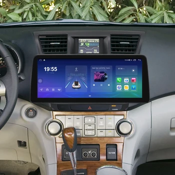 Для Toyota Highlander 2 Kluger XU40 2007-2013 QLED 2K 12,5 13,1 дюймов DVDCar Радио GPS Carplay Android Auto WIFI с JBL Изображение 2
