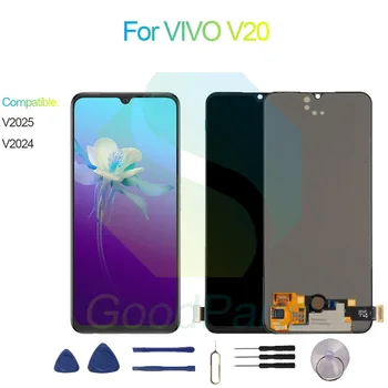 Для VIVO V20 Замена экрана Дисплея 2400*1080 V2025, V2024 Для VIVO V20 ЖК-сенсорный Дигитайзер