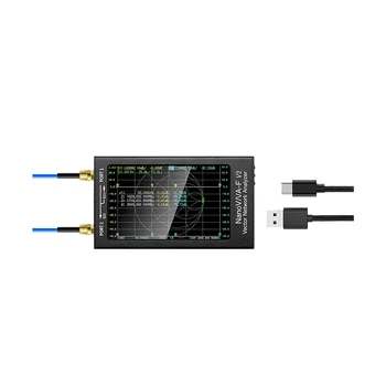 Для Векторного Сетевого Анализатора NanoVNA-F V2 50 кГц-3 ГГц Антенный Анализатор HF VHF UHF VNA 4,3-дюймовый Анализатор 5000 мАч
