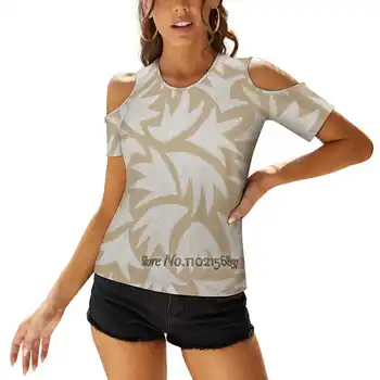 Женская повседневная сексуальная футболка с колючим минималистичным рисунком, футболки со шнуровкой на одно плечо, элегантные топы для пляжных вечеринок, Happy Mouse Studio