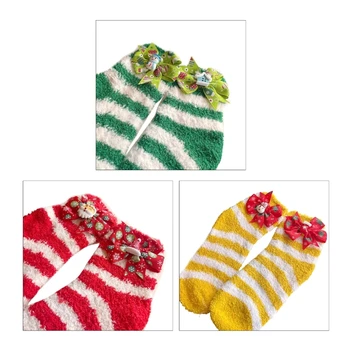 Женские рождественские подарки для зимнего сна, наполнитель для чулок, более пушистые носки