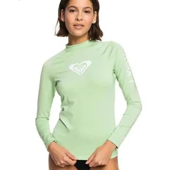 Женский солнцезащитный костюм для серфинга 2023 года, защищающий от ультрафиолета, с длинными рукавами, базовый костюм для серфинга, дайвинга, плавания, облегающая спортивная одежда Изображение 2