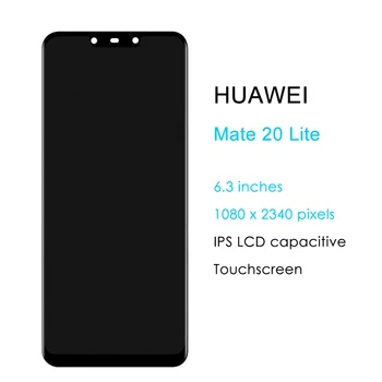 ЖК-Дисплей Для Huawei Mate 20 Lite Дисплей С Сенсорным Экраном Дигитайзер Замена Деталей Мобильного Телефона В Сборе Бесплатными Инструментами 100% Протестировано Изображение 2