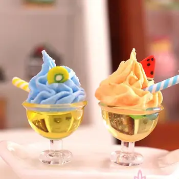 Забавная Модель Мороженого, Имитирующая Самодельное Мини-Мороженое, Мини-Игрушка Для Мороженого