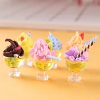 Забавная Модель Мороженого, Имитирующая Самодельное Мини-Мороженое, Мини-Игрушка Для Мороженого Изображение 2