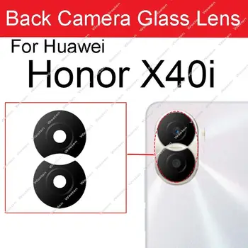 Задний Стеклянный Объектив Для Huawei Honor X20 X20Se X10 Max X30 Max X30i X40 X40i Стекло Заднего Объектива Основной Камеры с Адгезивной Наклейкой Изображение 2