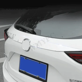 Задняя Крышка Багажника из Нержавеющей Стали, Накладка на Заднюю Дверь Багажника, Молдинг, Защитная Накладка для Mazda CX-5 2017-2023 2024