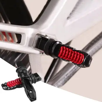 Задняя ножная педаль мотоцикла с отверстием 8 мм для пассажира на заднем сиденье Металлический колышек для ног Универсальный аксессуар модификации 2ШТ для Honda MSX125 Изображение 2