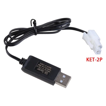 Зарядный кабель Аккумуляторы USB Зарядное устройство Ni-Cd Ni-MH KET-2P Штекерный адаптер 9,6 В 250 мА A70F Изображение 2