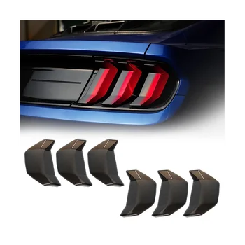 Защитная крышка заднего фонаря для Ford Mustang 2018-2022, Аксессуары для декоративной отделки заднего фонаря, дымчато-черный Изображение 2