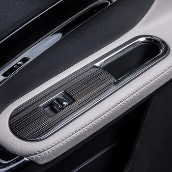 Защитная крышка панели дверного подъемника из нержавеющей стали, декоративная наклейка для дизайна интерьера автомобиля MINI Cooper S Countryman F60