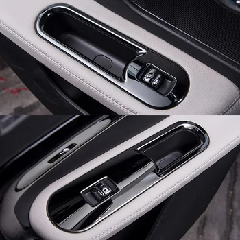 Защитная крышка панели дверного подъемника из нержавеющей стали, декоративная наклейка для дизайна интерьера автомобиля MINI Cooper S Countryman F60 Изображение 2
