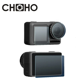 Защитная Пленка для экрана Ultra Clear LCD HD + Защита Объектива 3шт В комплекте Kit Slim Для DJI Osmo Action Accessories