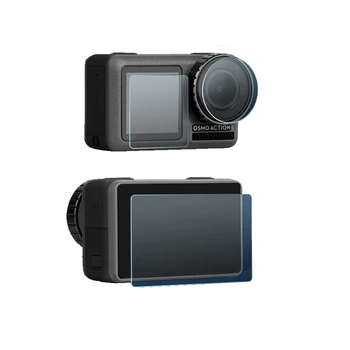 Защитная Пленка для экрана Ultra Clear LCD HD + Защита Объектива 3шт В комплекте Kit Slim Для DJI Osmo Action Accessories Изображение 2
