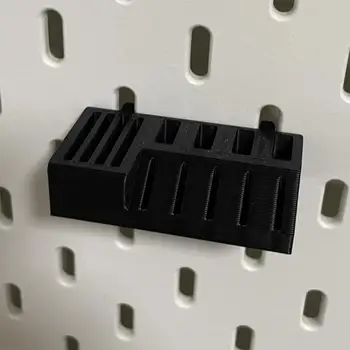 Защитный держатель для аксессуаров IKEA Hole Board USB-накопитель, гнездо для SD-карты, карта памяти, USB-органайзер, коробка для хранения Изображение 2