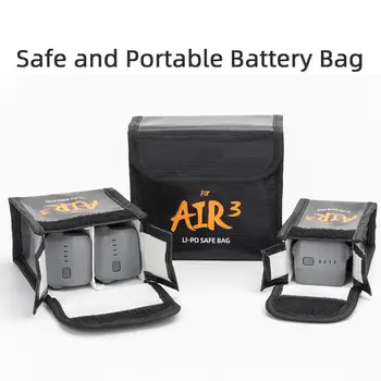 Защитный чехол для хранения аккумулятора Взрывозащищенная сумка для аккумулятора Надежно храните аккумулятор Protect Air 3 с огнестойким Изображение 2