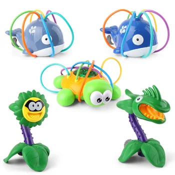 Игрушки для разбрызгивания воды на открытом воздухе для детей 3, 4, 5, 6, 7 лет, детская ванночка на заднем дворе, спрей для детей Octopus