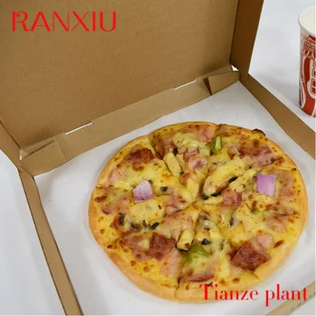 Изготовленная на заказ Красочная складная коробка для упаковки пиццы Изображение 2